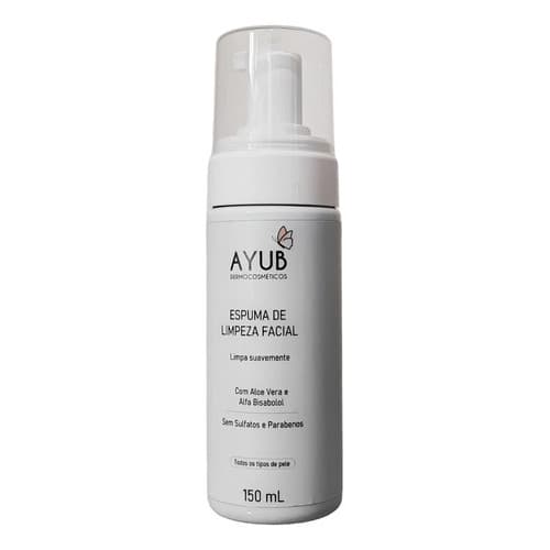 Espuma De Limpeza Facial Suave Aloe Vera Bisabolol Todo Tipo De Pele Dia/noite