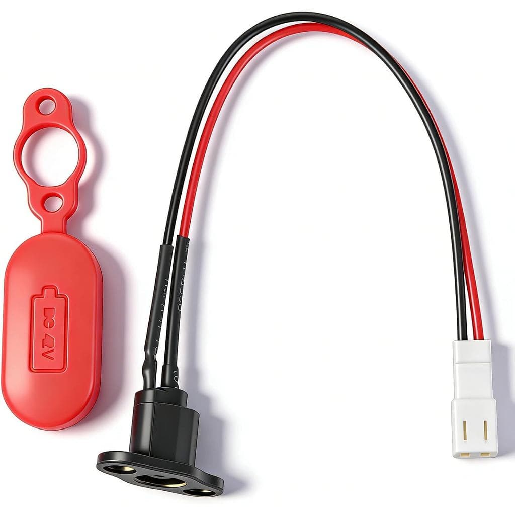 Porta de Carregamento, Capa de Silicone para Porta de Carregador de Scooter Elétrico com Tampa para Acessório de Scooter