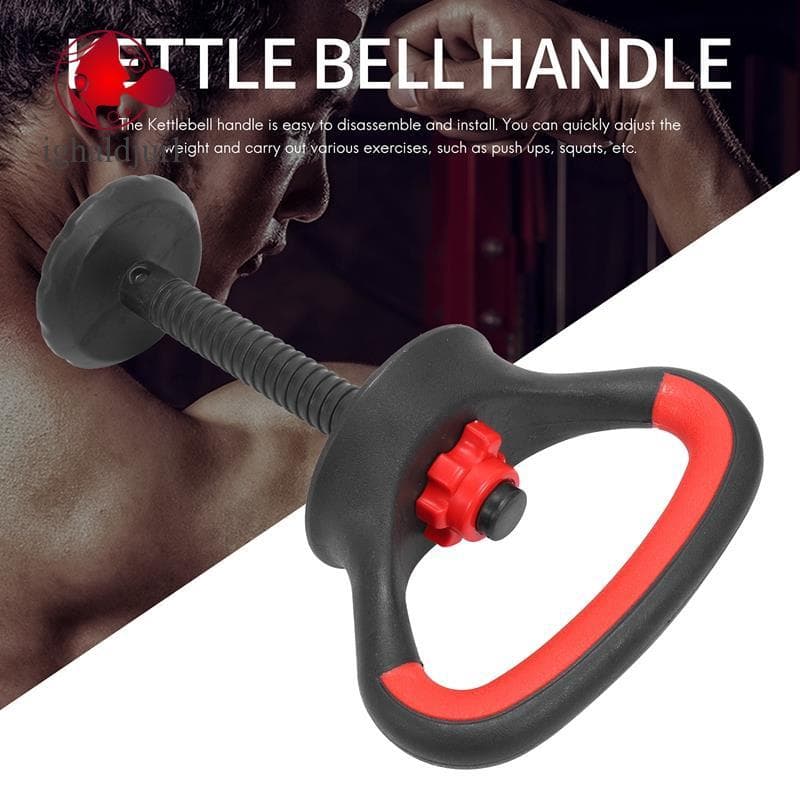 Alça De Kettlebell Ajustável Para Pesos De Placas , Punho Multifuncional Haltere Push Up