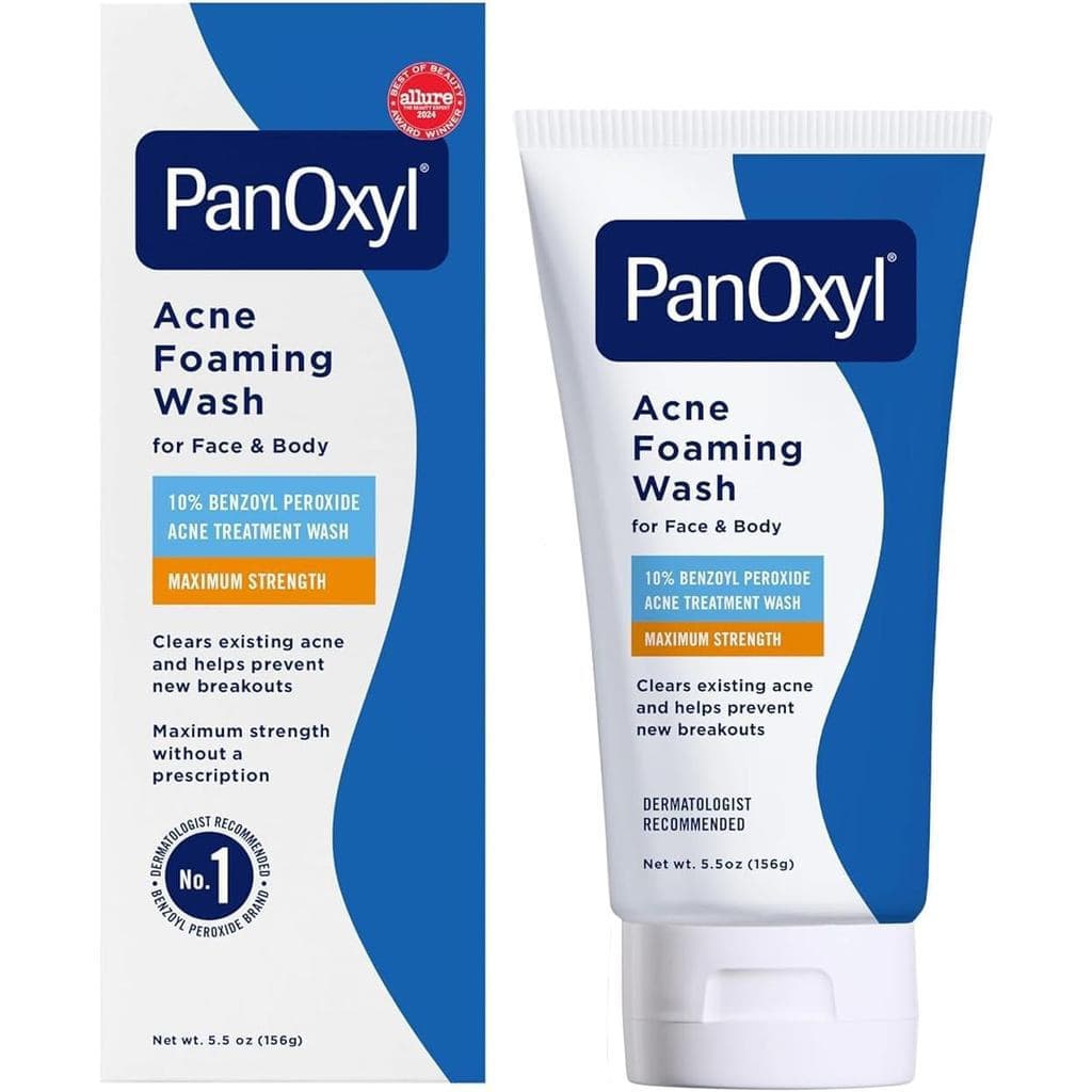PanOxyl 10% Espuma de Limpeza Facial para Acne 5.5oz (Um Pacote) KHYT YBQT