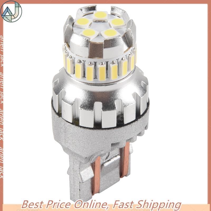 [arlen-Shop] Carro T20 7440 W21W LED Canbus Luzes Reversas W21/5W 7443 Lâmpada De Sinalização De Freio 6500K Traseira Su