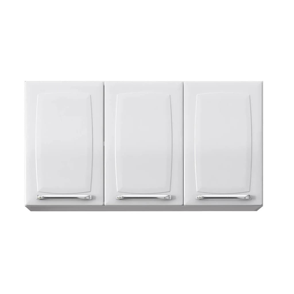 Armário de Aço Itatiaia Luce IP3 105 3 Portas Branco