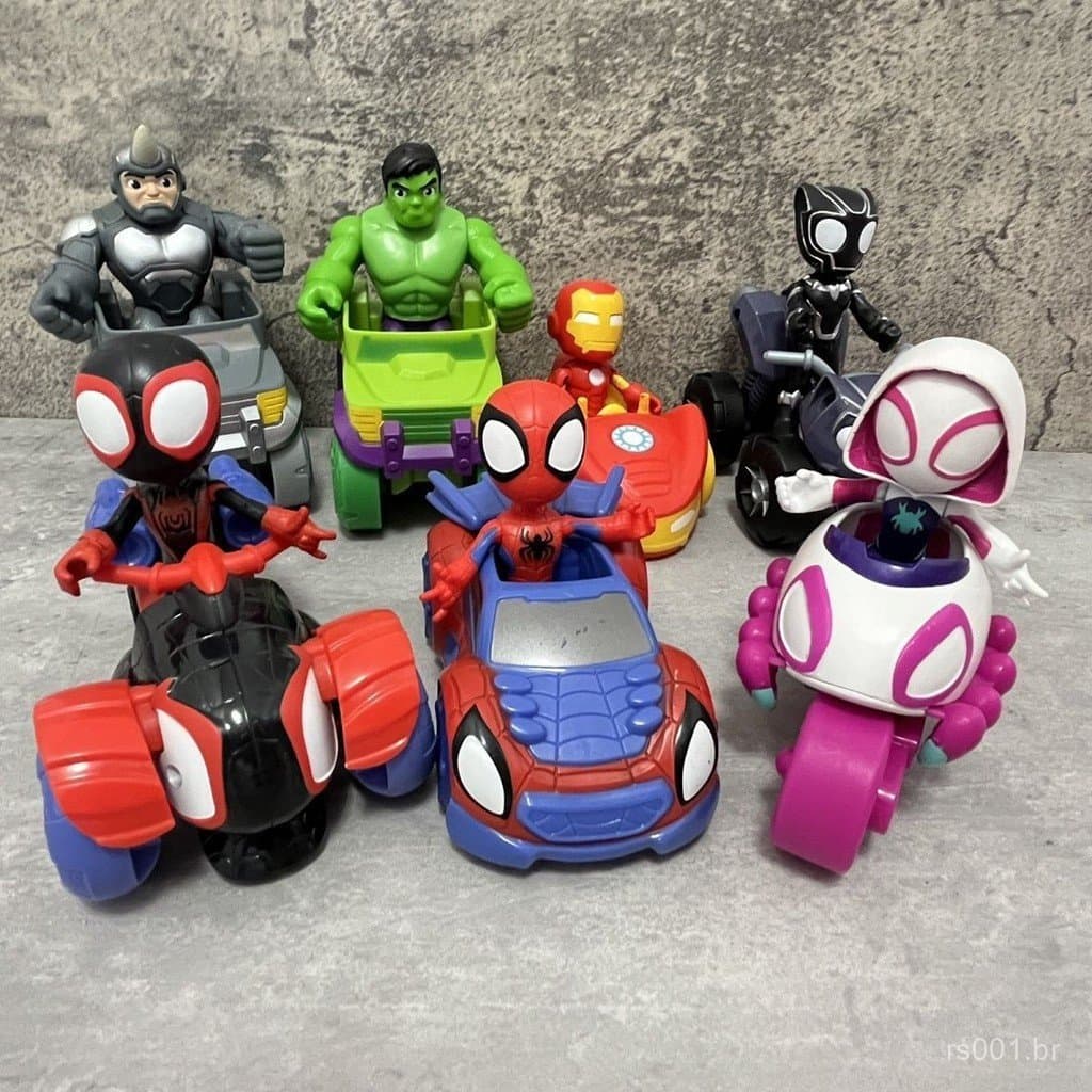 Bonecos e Veículos da Série Marvel Spidey e Seus Amigos, Brinquedos do Homem de Ferro Fantasma JETH