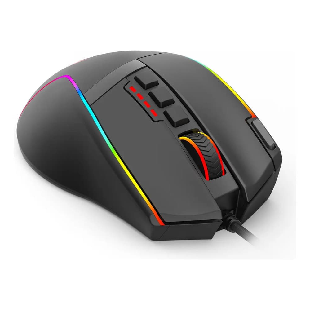 Mouse Gamer Para Jogo Swain M915RGB V2 Com Fio Preto