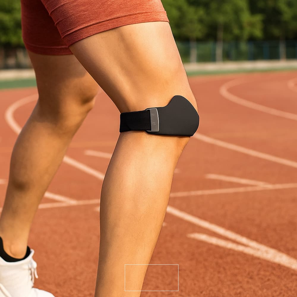Joelheiras Para Cinto De Patela , Joelheira Esportiva Espessada Joelho De Proteção , Faixa Respirável Confortável
