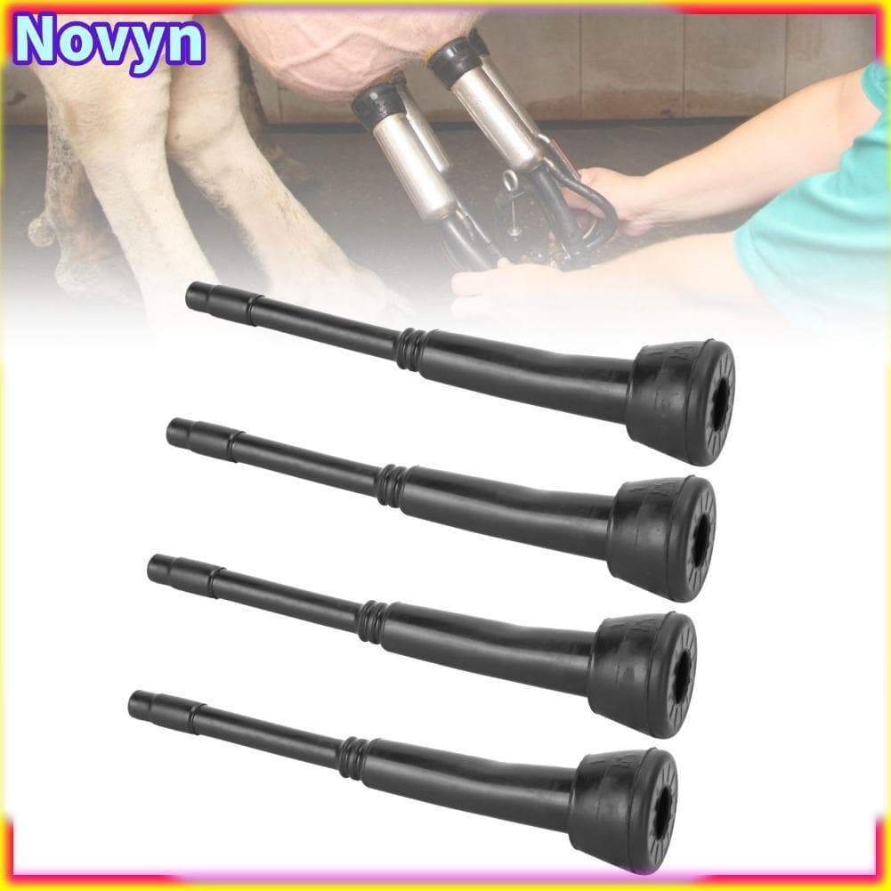 Novyn-br Yosoo Máquina de Ordenha Forro Copo de Tetina 4 PCS 00U Forros Acessórios de Borracha Preta para Ordenhador de
