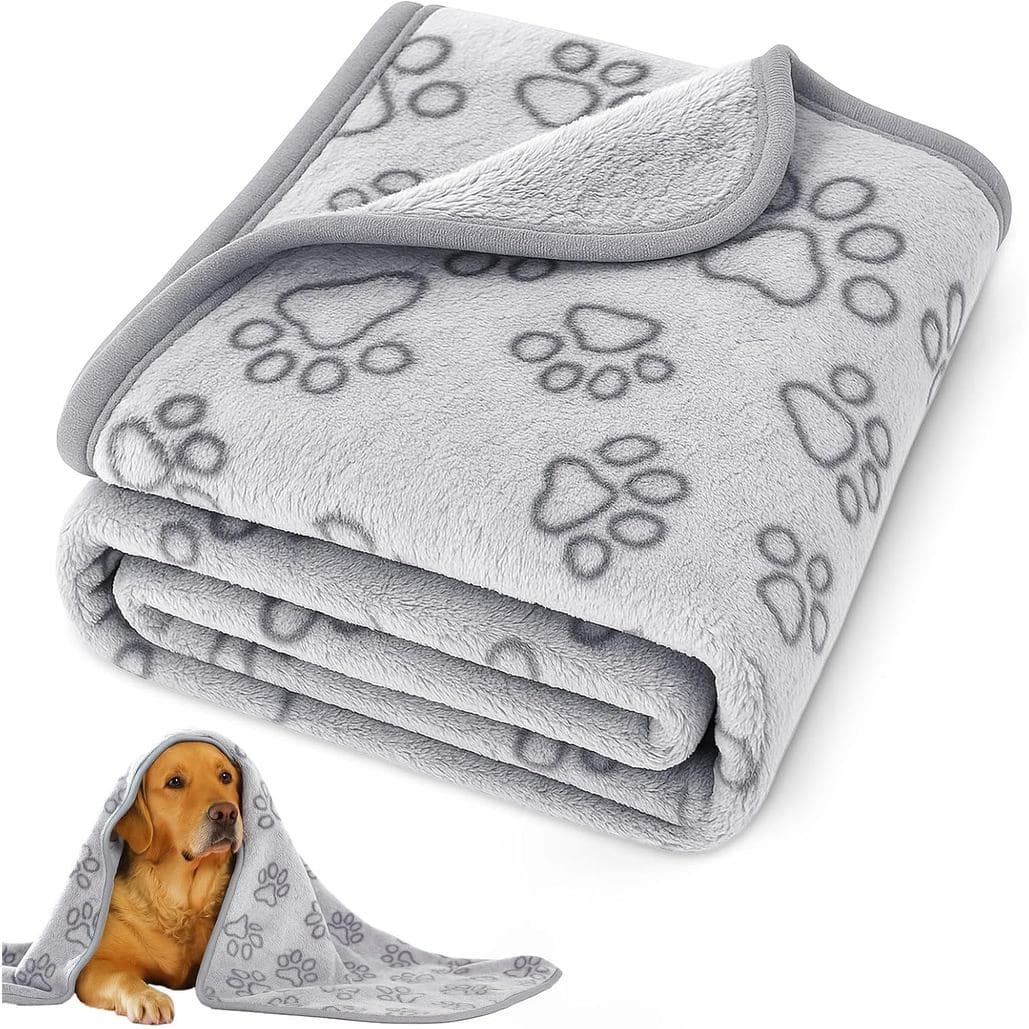 41" x 30" Dog Blankets for Medium Dogs, Cat, Premium Soft Dog Blankets for Small Dog Washable, Puppy Blanket Dogs Essent