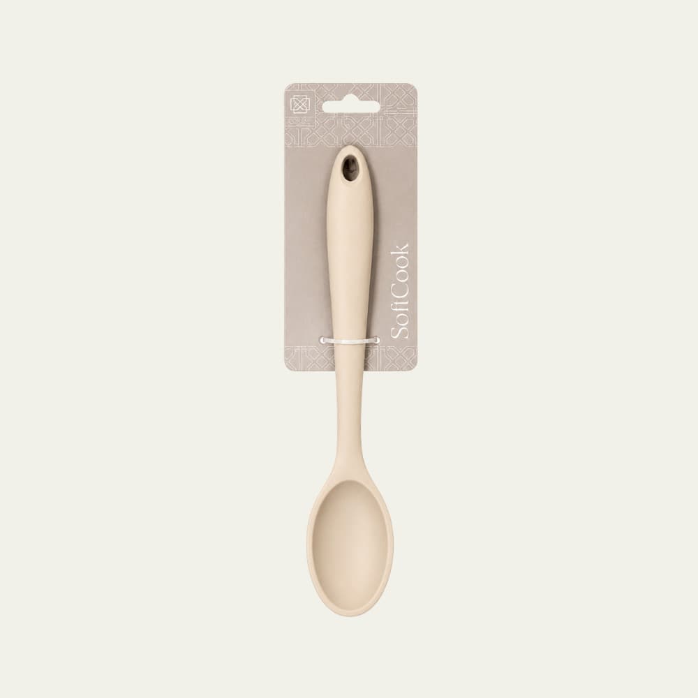 Utensílio de Cozinha Colher Silicone Creme - Doremi Casa e Decor