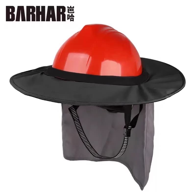 BARHAR BARHAR Capacete de segurança Chapéu Aba Baja Sem fivelas Dobrável Capacete para canteiro de obras Guarda-sol Prot