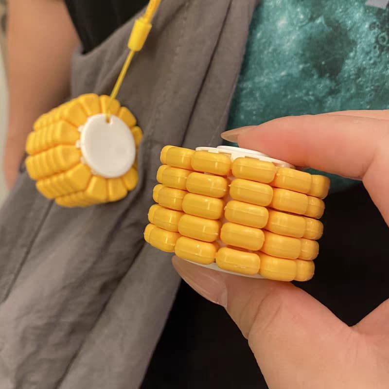 Novo estilo milho girando quebra-cabeça educacional brinquedo de descompressão D impressão milho Fidget Spinner construç