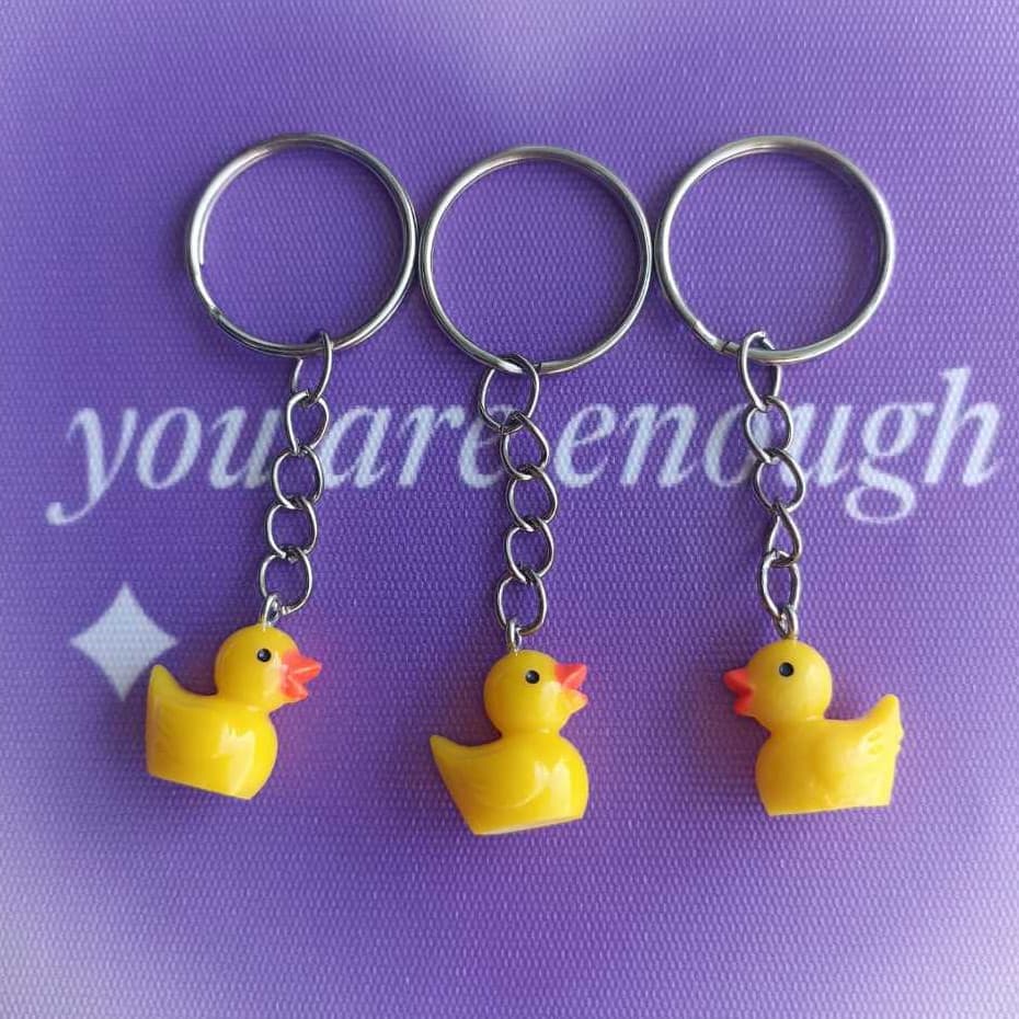 Trio de Chaveiros Patodavida Patinhos Amigos Amizade Pato Couple Presente Fofo