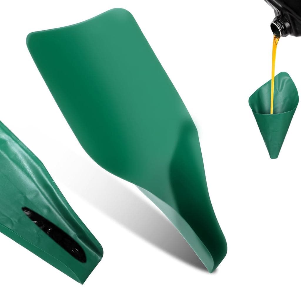 Funil Flexível para Drenagem de Óleo, Ferramenta Dobrável para Troca de Óleo, Funil Anti-Vazamento Aprimorado para Drena