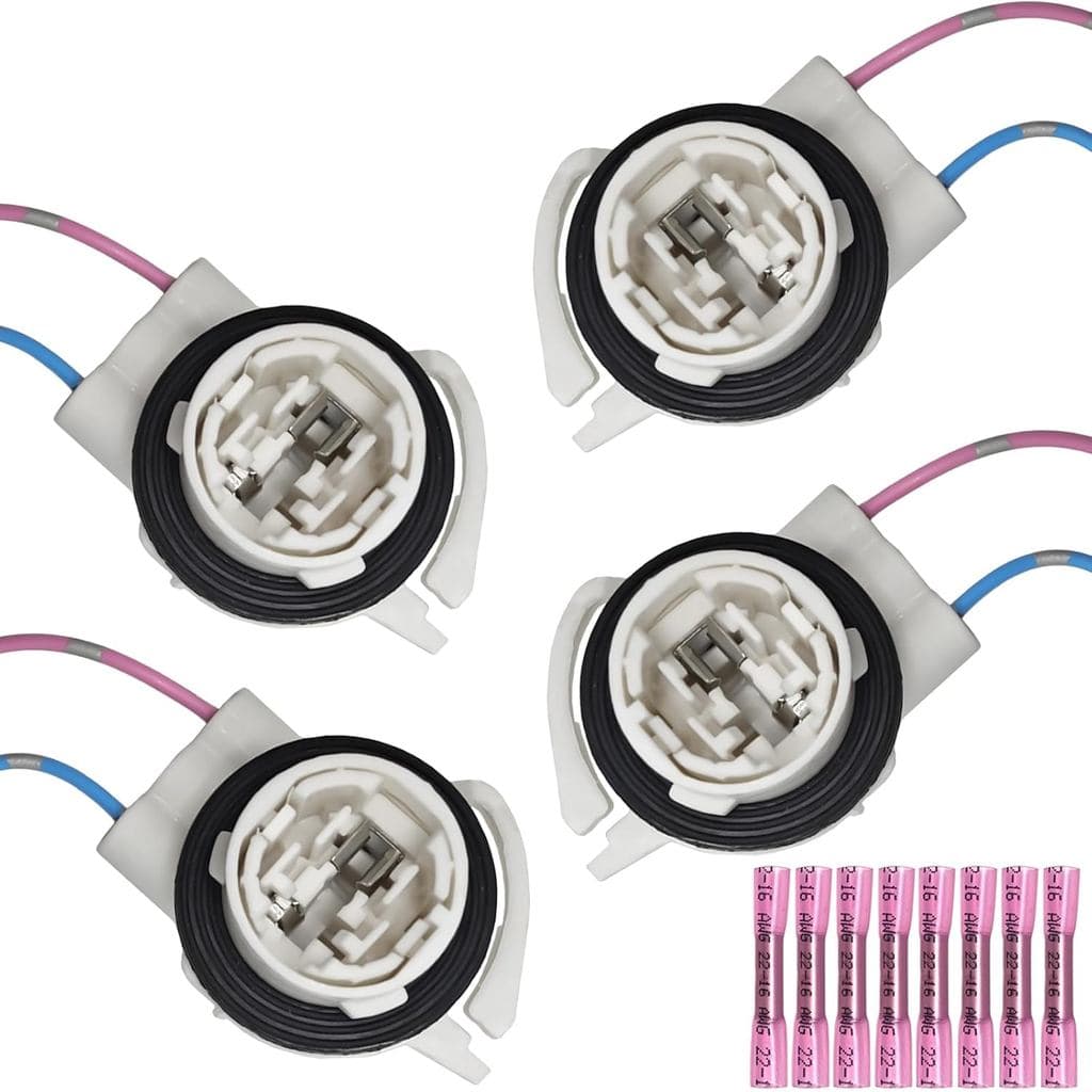 Kit de Reparo de Soquete de Luz com Chicote de Fios (4 Peças) para Lâmpadas 4114, 4157, 3157 - Substitui 19258649, LS94,
