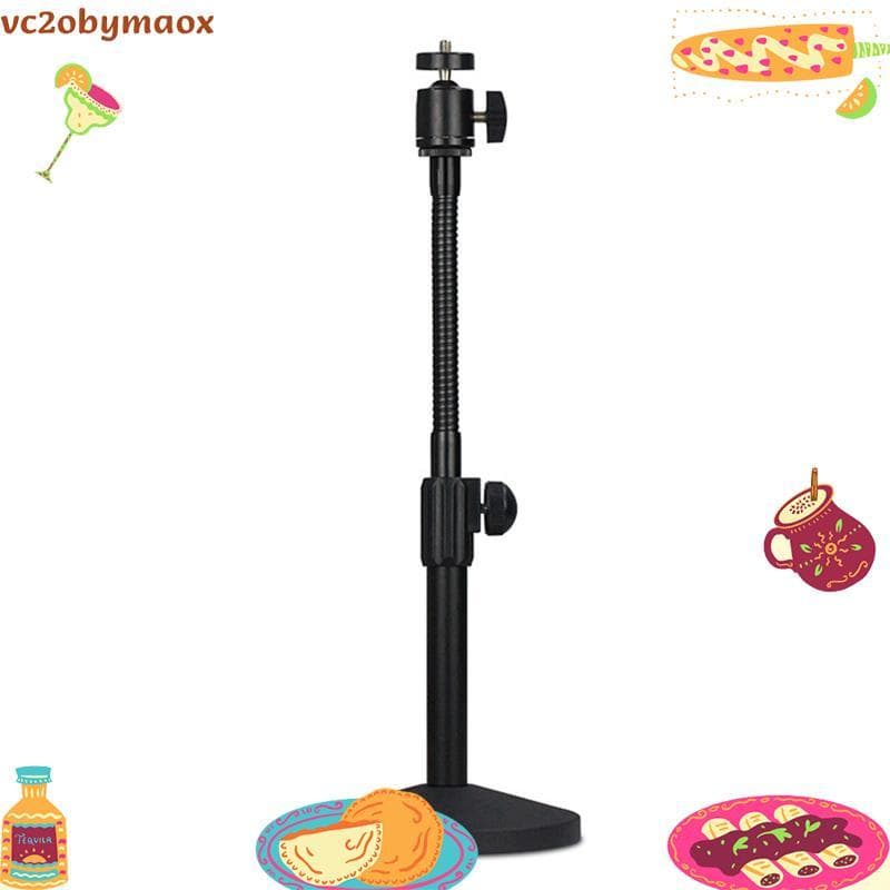 Mangueira Desktop Webcam Suporte Ajustável Metal Mesa Tripé Streaming Com Base De Montagem Resistente vc2obymaox.br