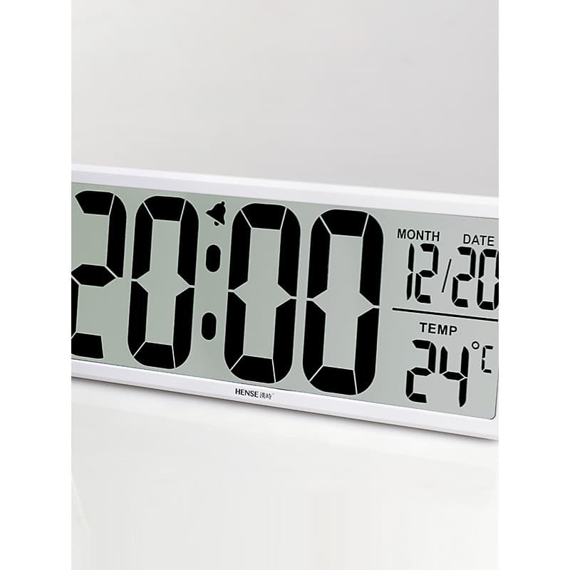 LCD grande relógio eletrônico inteligente casa quarto mudo sala de estar simples alta definição tela grande relógio de m