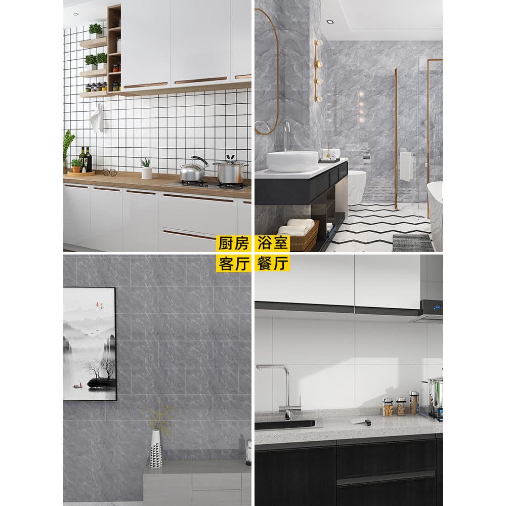 Imitação de telha mármore adesivo parede remodelação decoração fundo parede à prova dwaterproof água capa à prova de umi