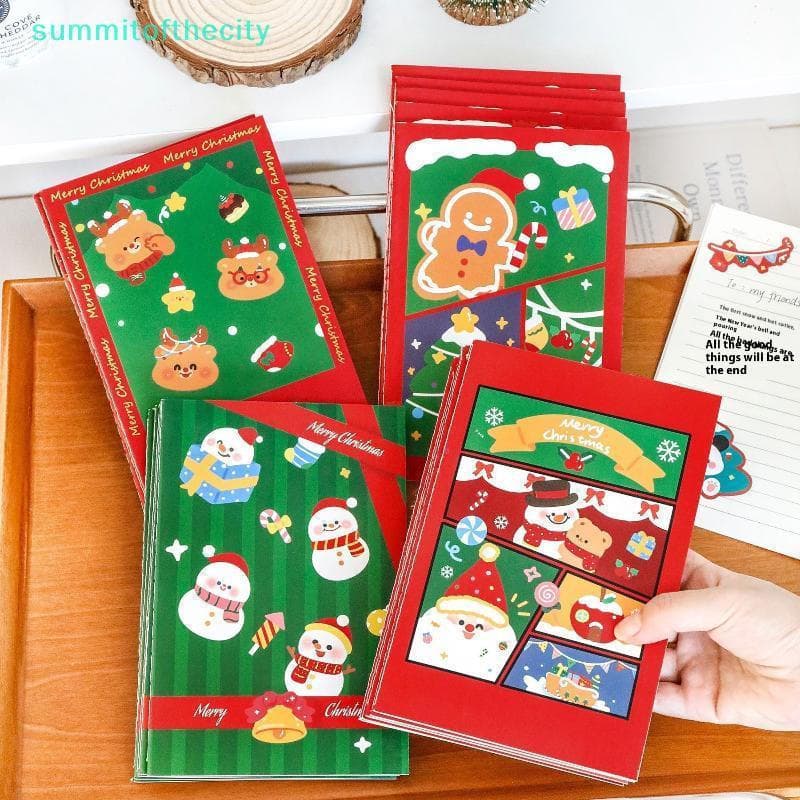 Prosperityussum 4 Unidades De Caderno De Natal Desenho Animado Papai Noel Boneco De Neve A5 Livros De Exercícios Diário