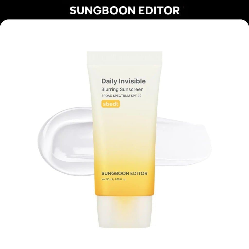 [Sungboon] Protetor Solar NoCast Blur-Filter SPF40 | Protetor Solar Facial de Amplo Espectro | Leve, Não Pegajoso, Sem R