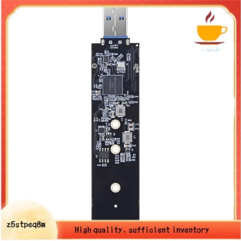 M . Adaptador 2 SATA NVMe SSD Para USB 3.1 , Placa Conversora Externa PCI-E-Gen 2 PCIe Tipo A