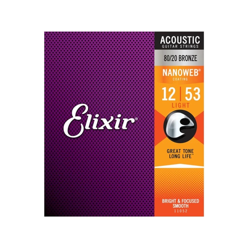 Cordas 012 Light Violão Aço Nanoweb Elixir [F108]