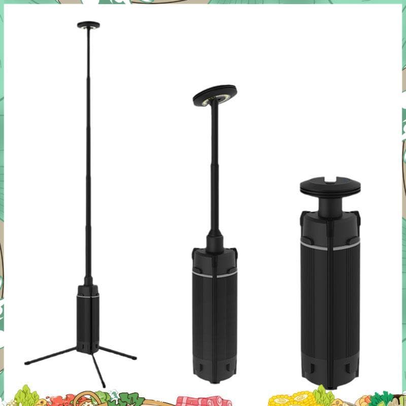 Lanterna De Acampamento Portátil Telescópica LED Luz Trabalho USB Recarregável Ao Ar Livre Tenda Pesca Lâmpada Emergênci