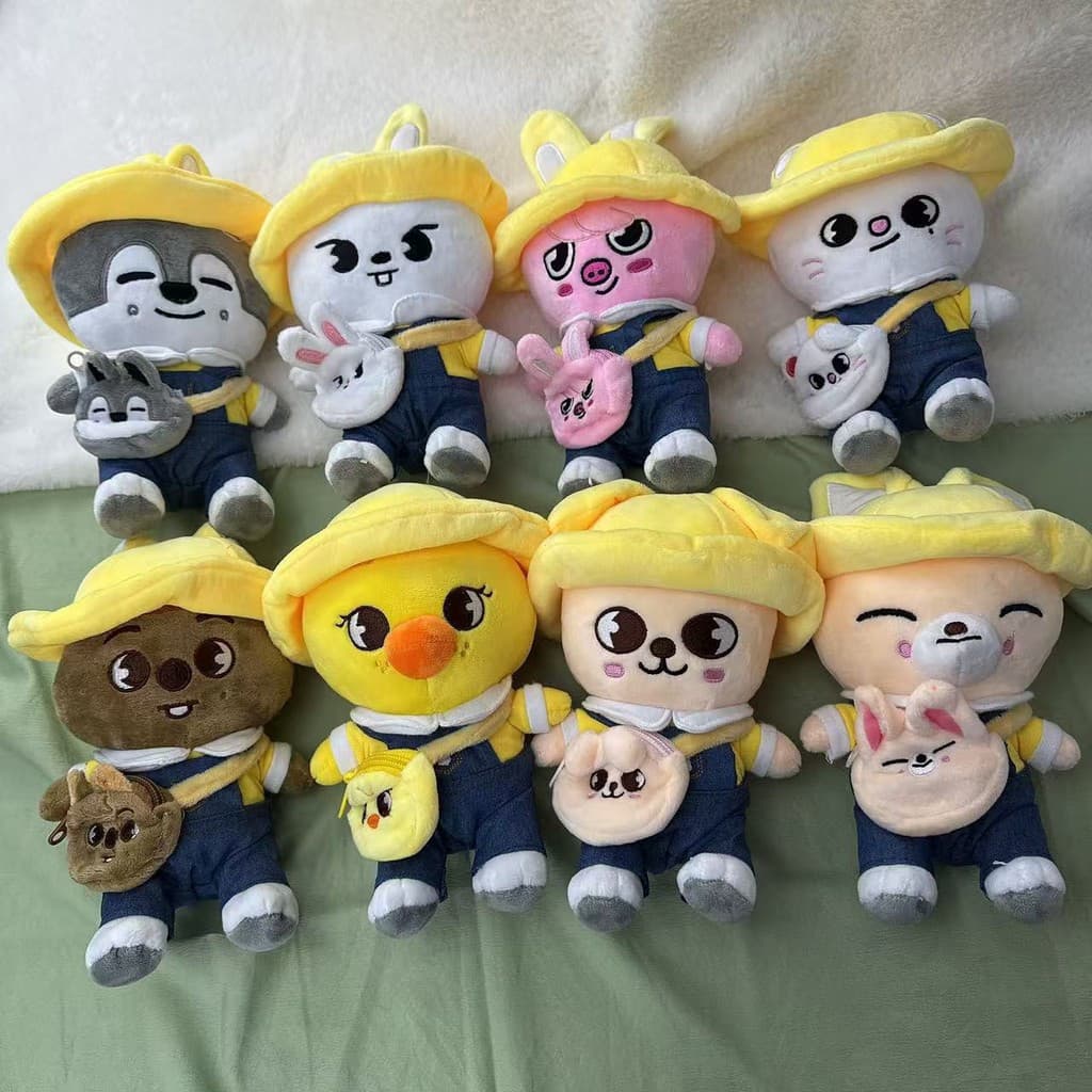 Brinquedo de pelúcia do ídolo de música pop coreana Stray Kids, SKZ POPUP STORE 2025, brinquedo macio