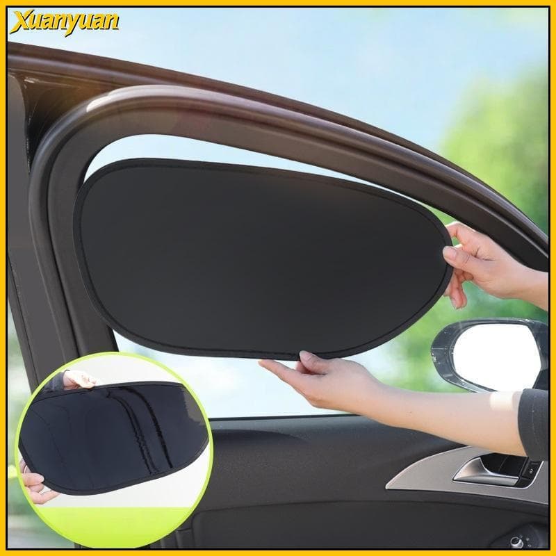 XYuan Viseira Solar Para Janela Lateral De Carro , 3 Peças , Cortina De Sombra Eletrostática , Proteção UV Bebês E Crian