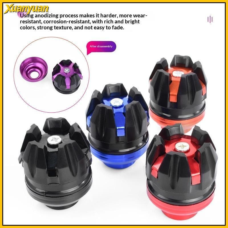 XYuan Universal Moto Quadro Slider Frente Suspensão Copo Sho Absorvente Crash Protector Para Viagens De Estrada BR