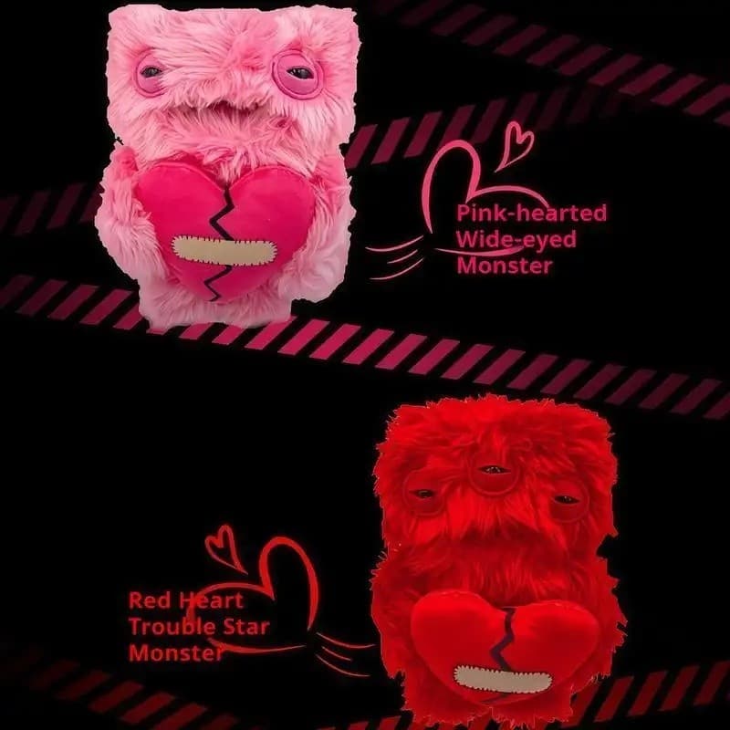 Boneco de Pelúcia Fugglers de 9 Polegadas com Dentes, Série de Brinquedos de Pelúcia Monstro Fofo, Animal de Pelúcia de