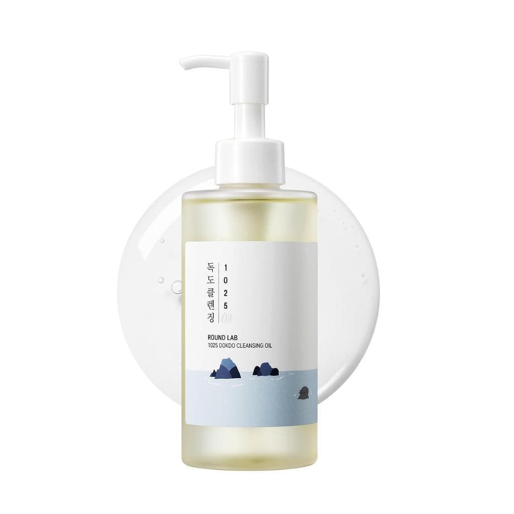 R ROUND LAB 1025 Dokdo Óleo de limpeza 6.76 onças líquidas, óleo de limpeza Facial, limpeza profunda dos poros, Remove s