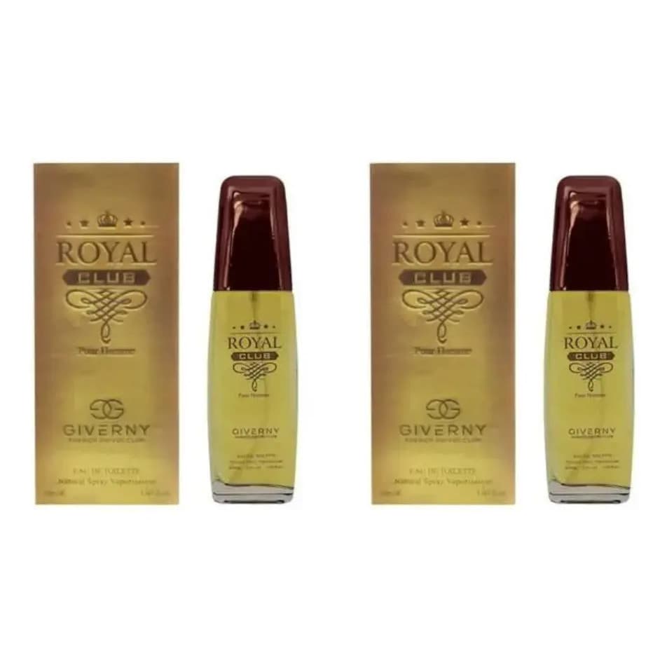 Perfume Masculino Giverny Royal Club Pour Homme 30ml Kit 2 Unidades