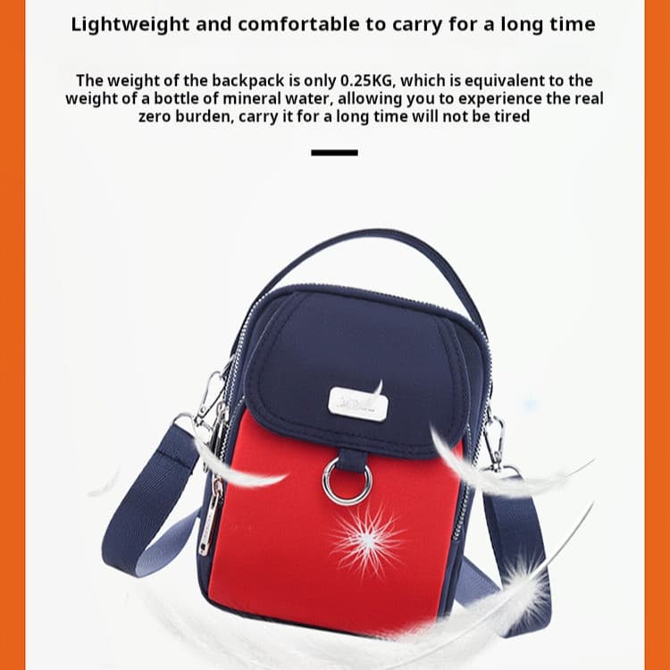 Bolsa transversal de ombro, bolsa pequena casual, bolsa de tecido leve, bolsa para celular, bolsa feminina para mães
