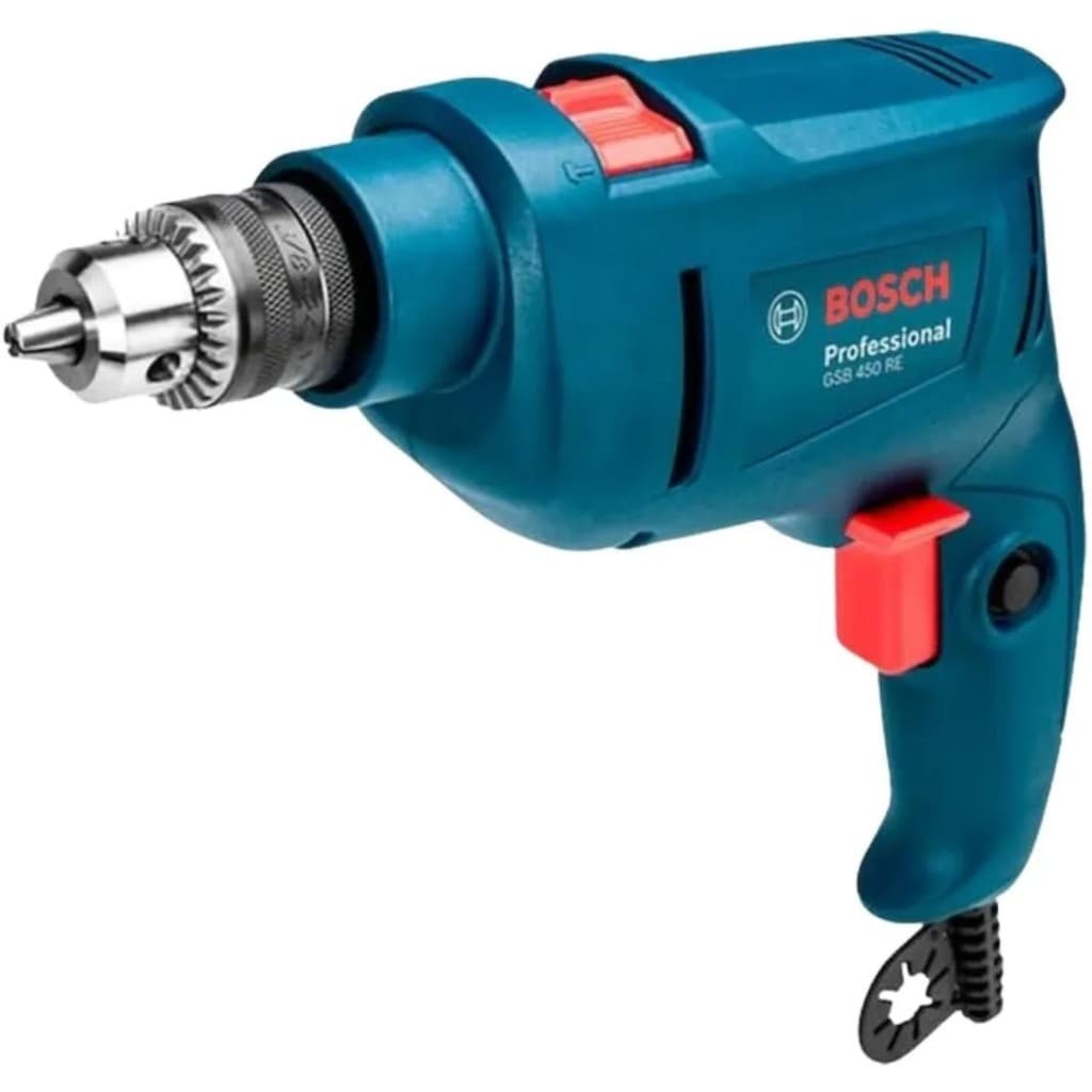 Furadeira Impacto BOSCH 3/8" GSB 450RE 450w 110V