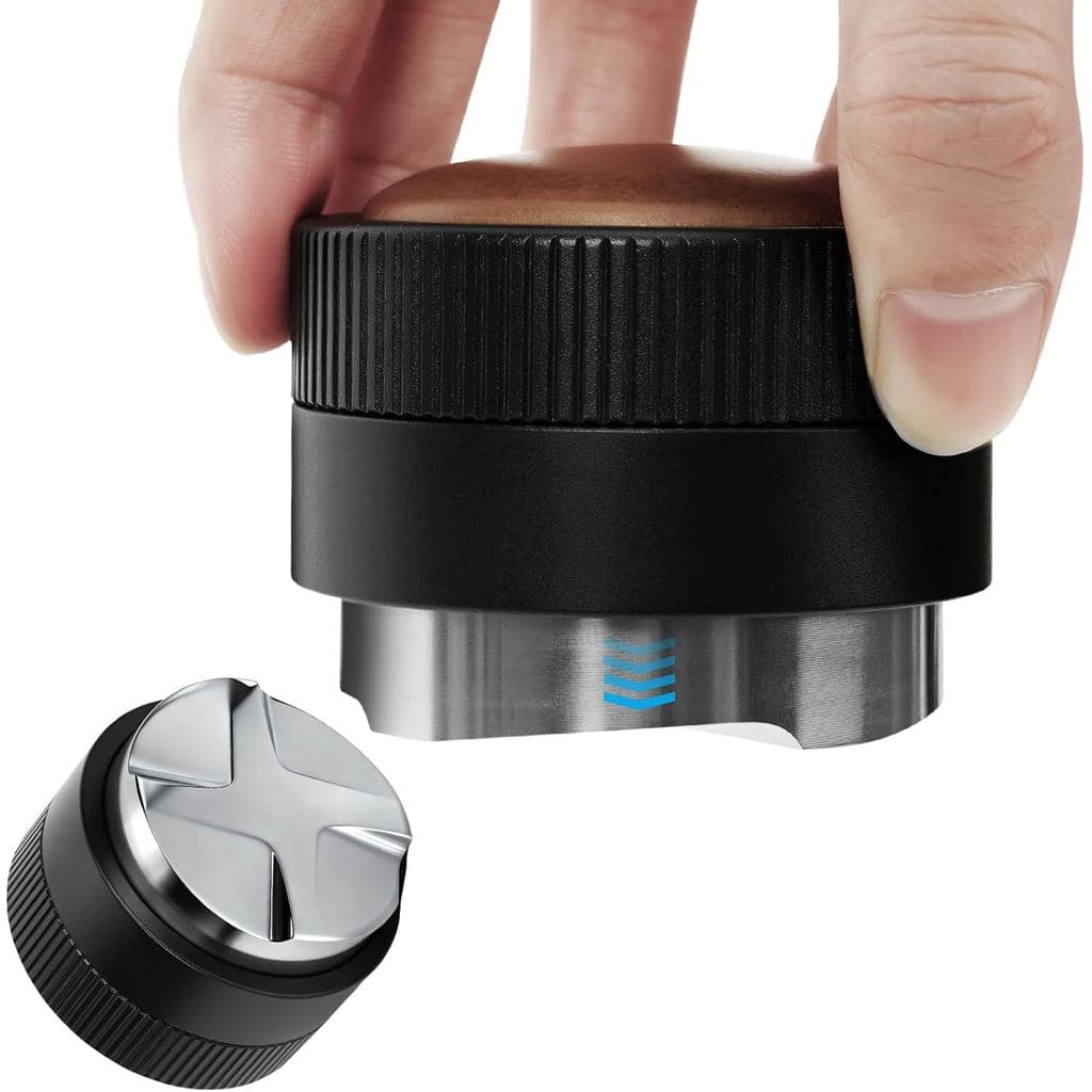 Ferramenta de Distribuição de Espresso Adaptativa por Gravidade Y-Step 51mm, Distribuidor de Café, Nivelador de Espresso