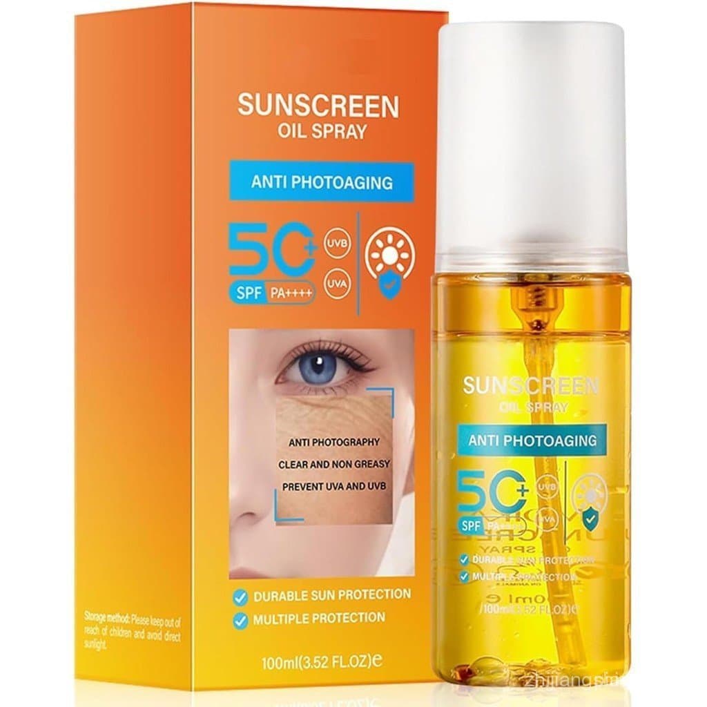 Spray protetor para cabelo e couro cabeludo com FPS50, protetor solar para o couro cabeludo, fórmula sem óleo, alta prot