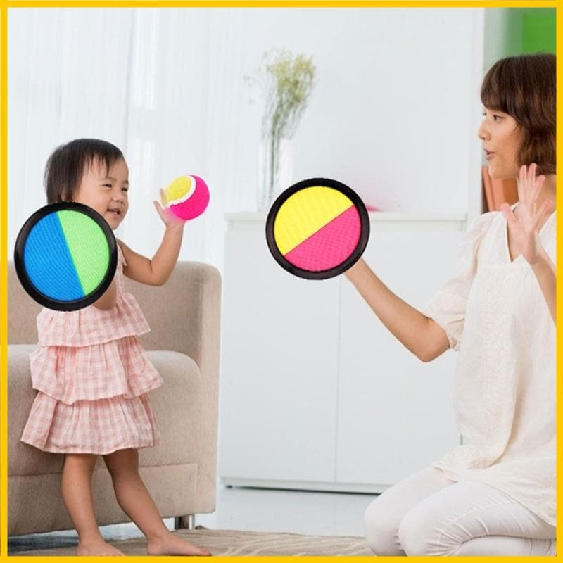 Fun Sticky Targets Jogando Jogo Brinquedo Interior Ar Pai Atividade