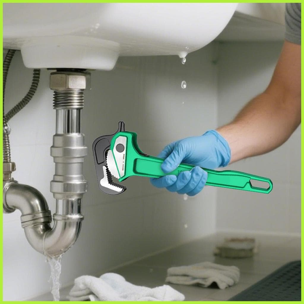 Chave De Encanadores , Alicate De Reparo Ajustável Resistente , Ferramentas De Encanamento Para Encanador Profissional B