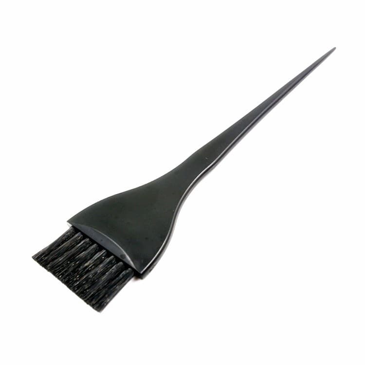 Pente de tingimento de cabelo preto engrossado de um lado, óleo assado, escova de cabeleireiro, ferramentas profissionai