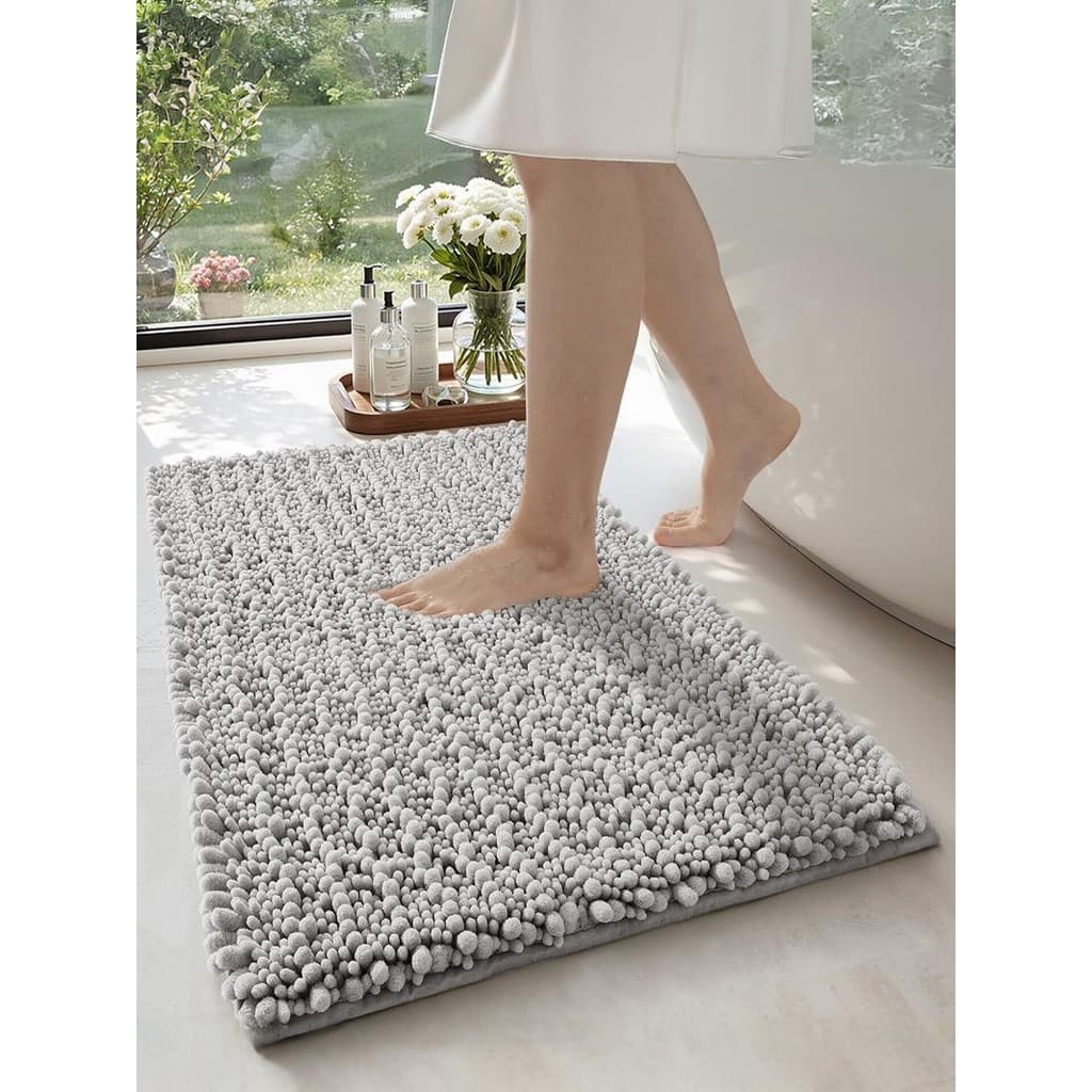 Tapetes absorventes para banheiro doméstico, porta de banheiro, entrada antiderrapante, resistente a choques, especiais