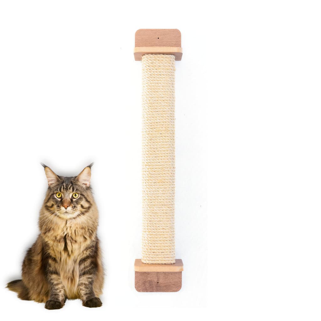 Arranhador Gato Parede Laminado 1,2m Sisal De 8mm E Carpete