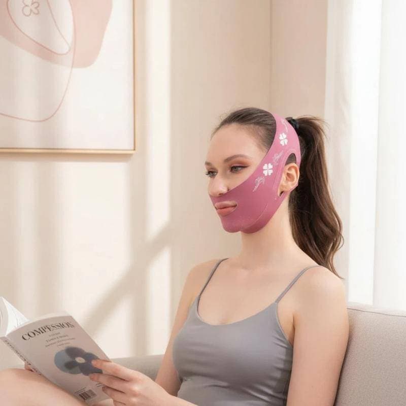 HENGHOME V Line Anti Rugas Alça Facial Ajustável Reutilizável Cinto De Levantamento De Queixo Respirável Máscara Redutor