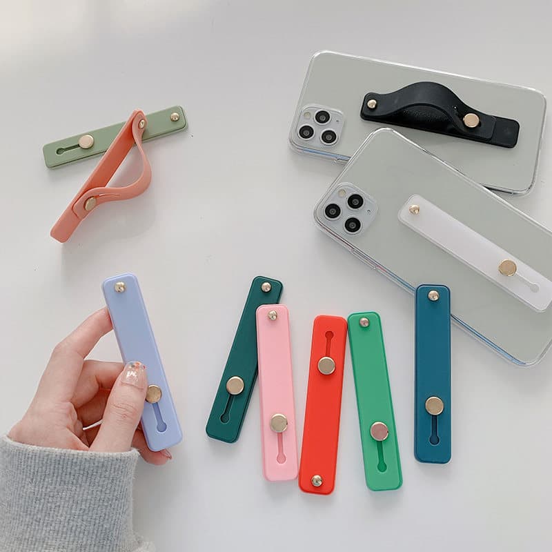 Simples Push-Pull caso de telefone anel fivela pulseira suporte Desktop influenciador suporte fivela preguiçoso multifun