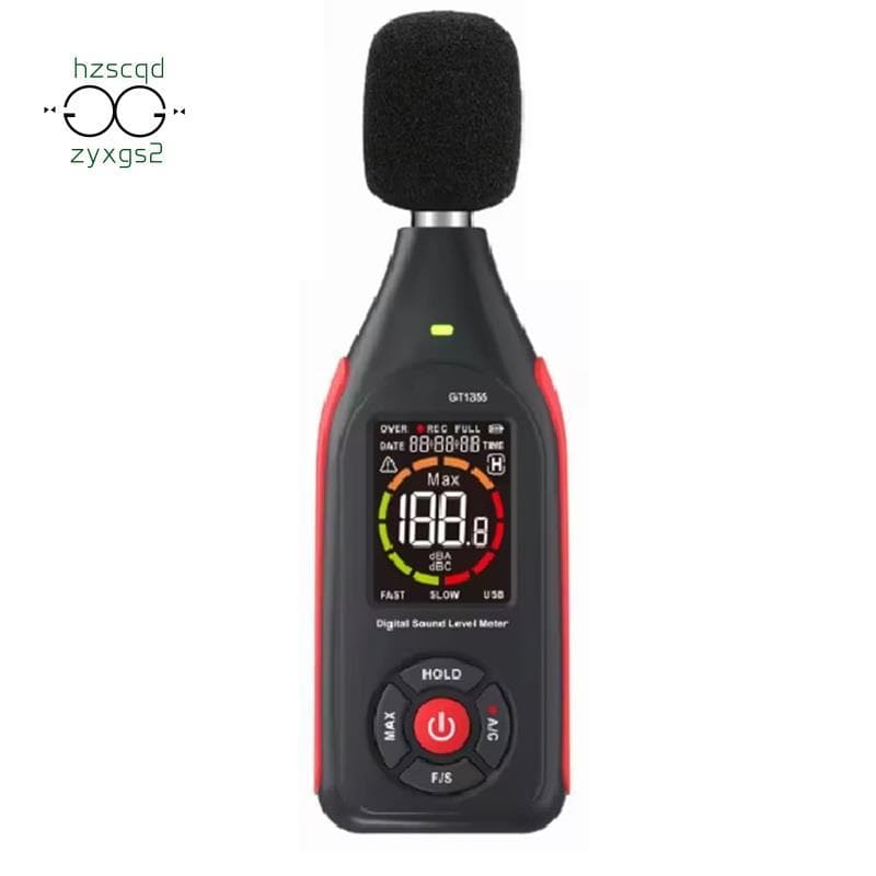 Medidor De Ruído GT1355 (Testador De Nível De Som/Volume)-Equipado Com Software E Função De Armazenamento De Dados OA