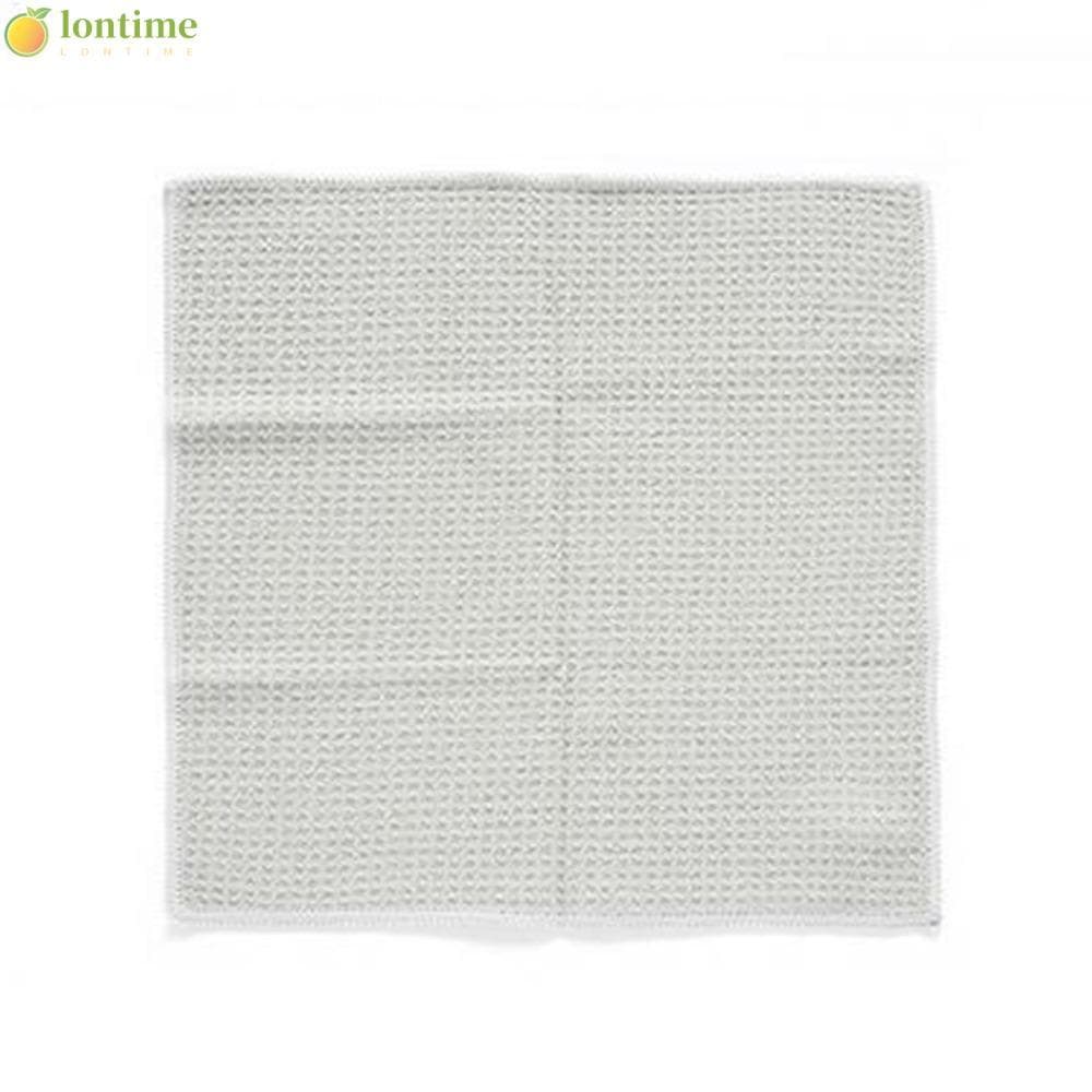 LONTIME 4 Peças De Pano De Limpeza , Microfibra Higiênico Multifuncional , Panos Absorventes De Textura De Waffle