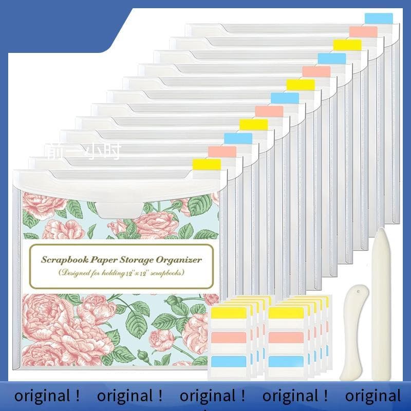 Organizador De Armazenamento De Papel Para Organizadores E Álbuns De Recortes De Gerenciamento Diário