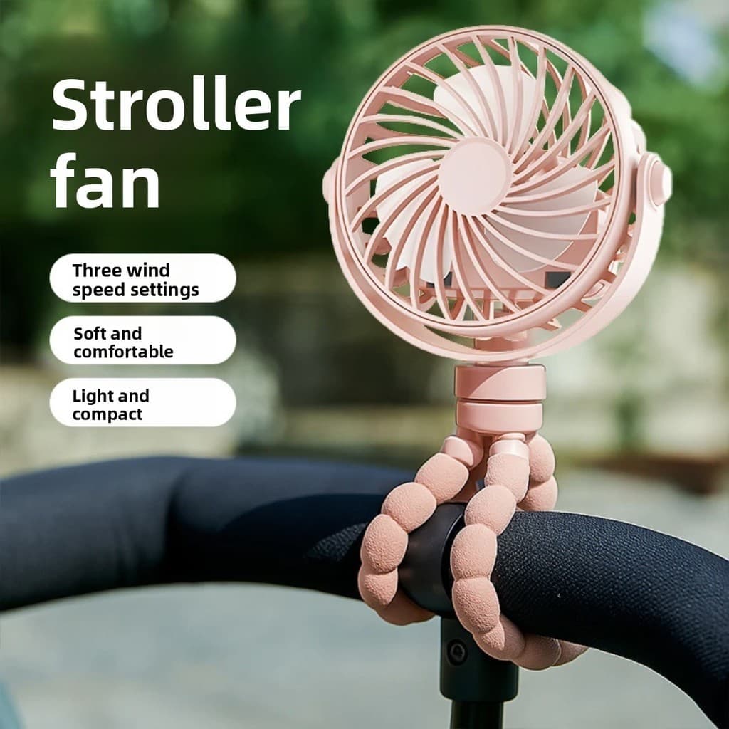 Novo polvo pequeno ventilador portátil Desktop pequeno ventilador elétrico Mini dobrável carrinho ventilador equitação a