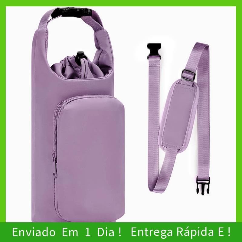 - joyce Bolsa Porta-Garrafas De Água Para Copo De 32 Onças E 40 Com Suporte Isolado Bolso De Telefone Alça Ajustável
