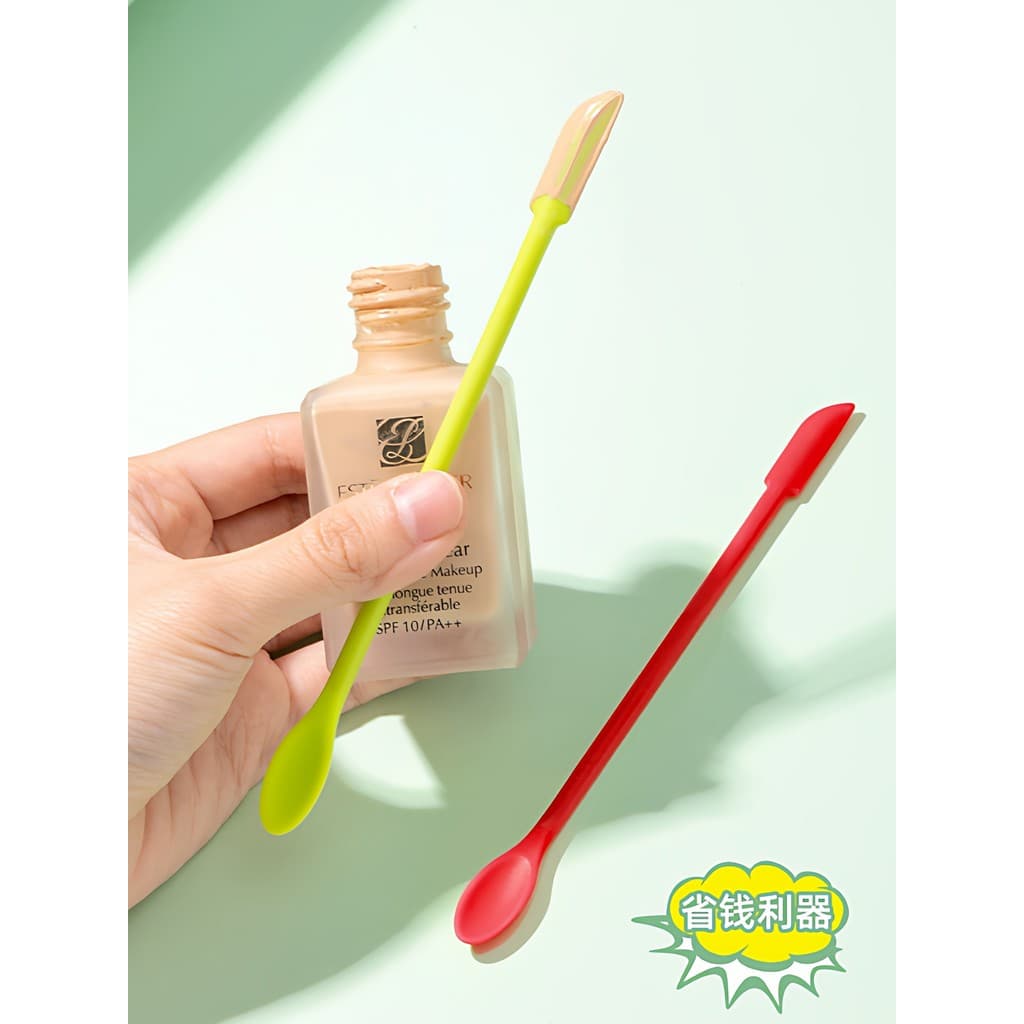 Garrafa de luz ferramenta útil colher cosmética Silicone tamanho pequeno Mini portátil creme para os olhos creme facial