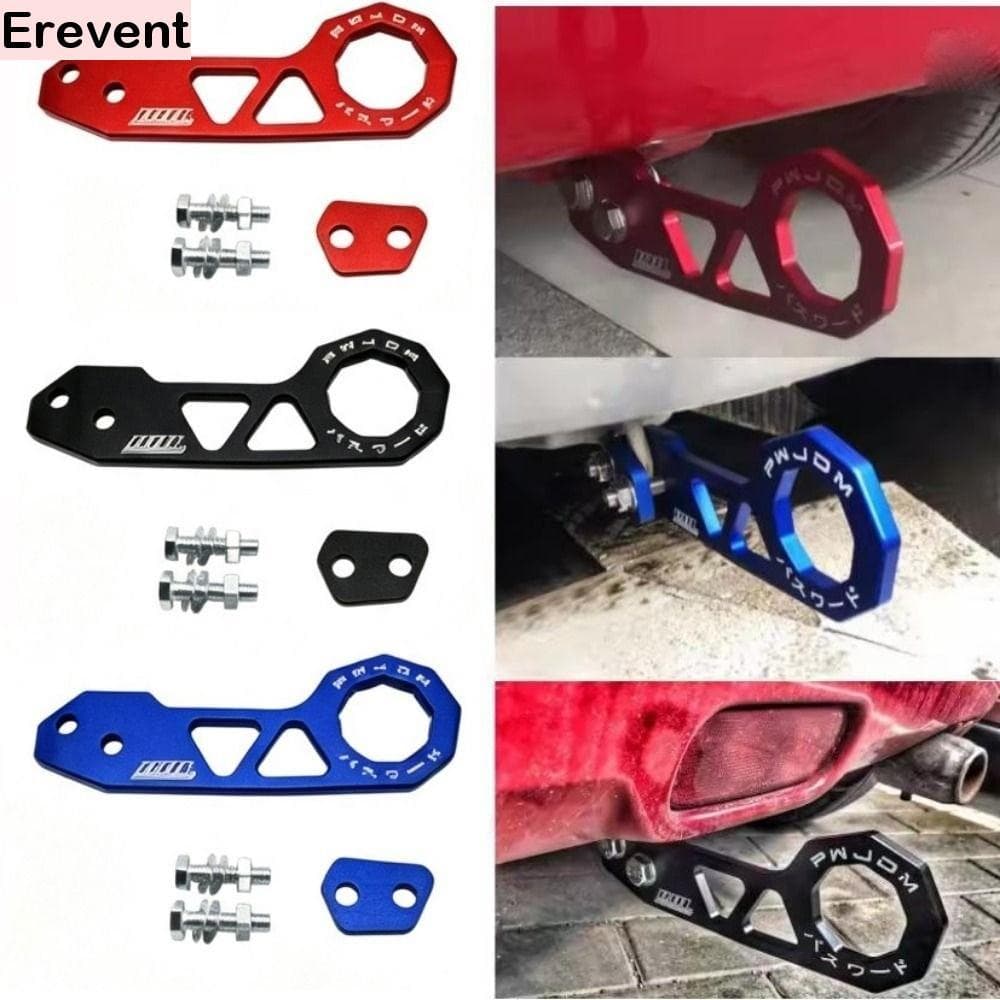 Gancho De Reboque Traseiro SUNSET Racing , 256 * 91 Mm Com Pacote De Modificação De Carro , Engate JDM , 6 Cores
