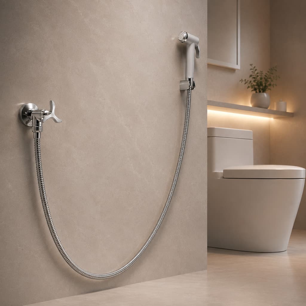 Ducha Higienica Docol Nova Pertutti Cormada Com Registro Banheiro Lavabo Bidê Moderna
